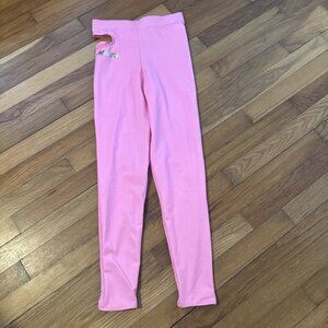 Fiorucci Women's Cut Away Legging in Pink Size XS